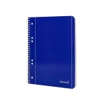 Galery – Caderno espiral liderpapel capa azul 80 f din a5 liso0