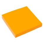 Galery – Bloco de notas adesivas q-connect laranja fluorescente 76 x 76 mm com 80 folhas0