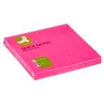 Galery – Bloco de notas adesivas q-connect rosa fluorescente 76 x 76 mm com 80 folhas0
