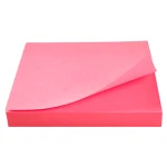 Galery – Bloco de notas adesivas q-connect rosa fluorescente 76 x 76 mm com 80 folhas0