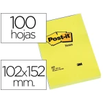 Thumbnail-Bloco notas adesivas post-it 102×152 mm liso com 100 fls