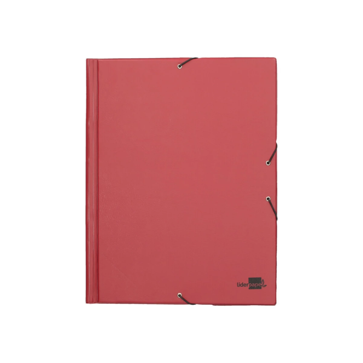 Galery – Pasta de elasticos liderpapel plastica com abas vermelho0