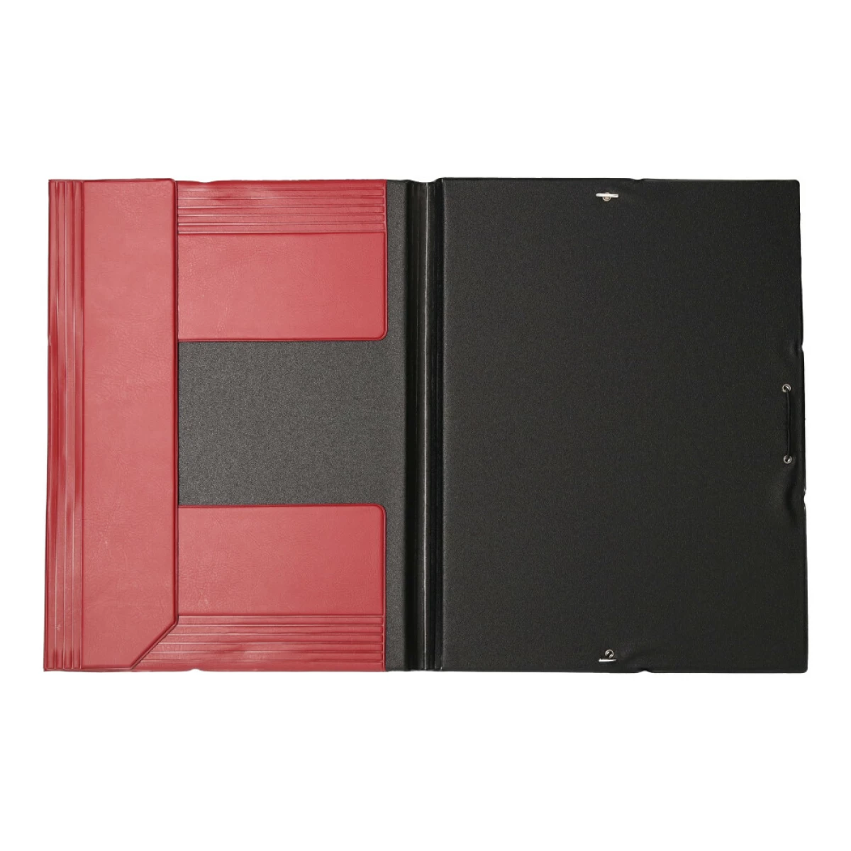 Galery – Pasta de elasticos liderpapel plastica com abas vermelho0