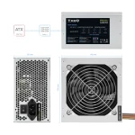 Galery – TooQ TQEP-500SSE fonte de alimentação 500 W 24-pin ATX ATX Prateado0