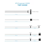 Galery – TooQ TQEP-500SSE fonte de alimentação 500 W 24-pin ATX ATX Prateado0