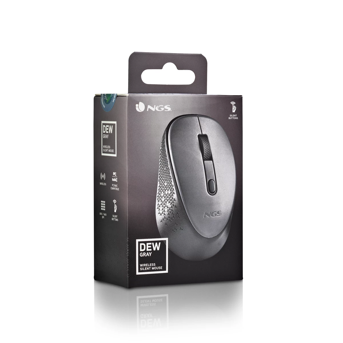 Galery – NGS DEW rato Ambidestro RF Wireless Ótico 1600 DPI0