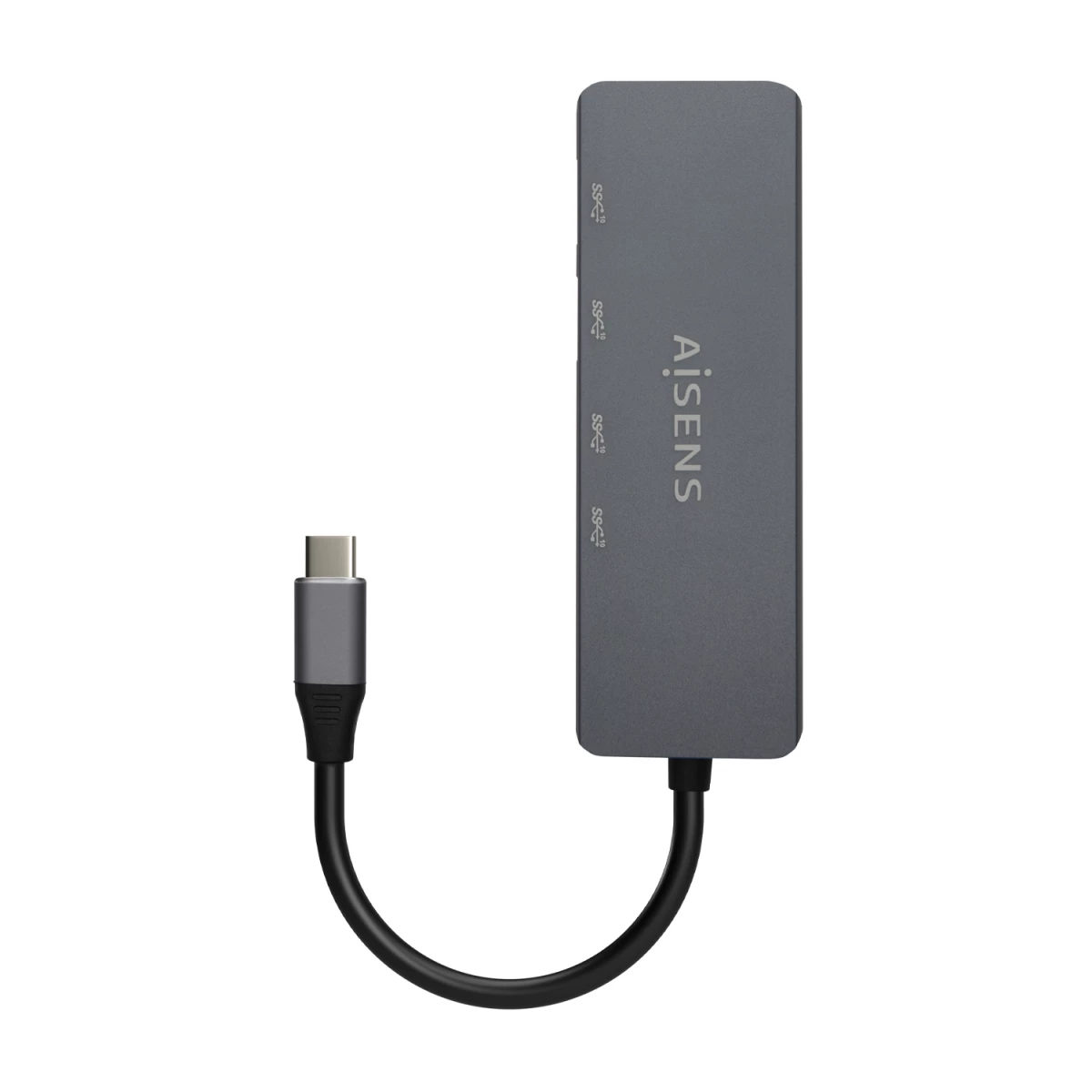 Galery – AISENS A109-0744 hub de interface USB 3.2 Gen 1 (3.1 Gen 1) Type-C 5000 Mbit/s Cinzento0