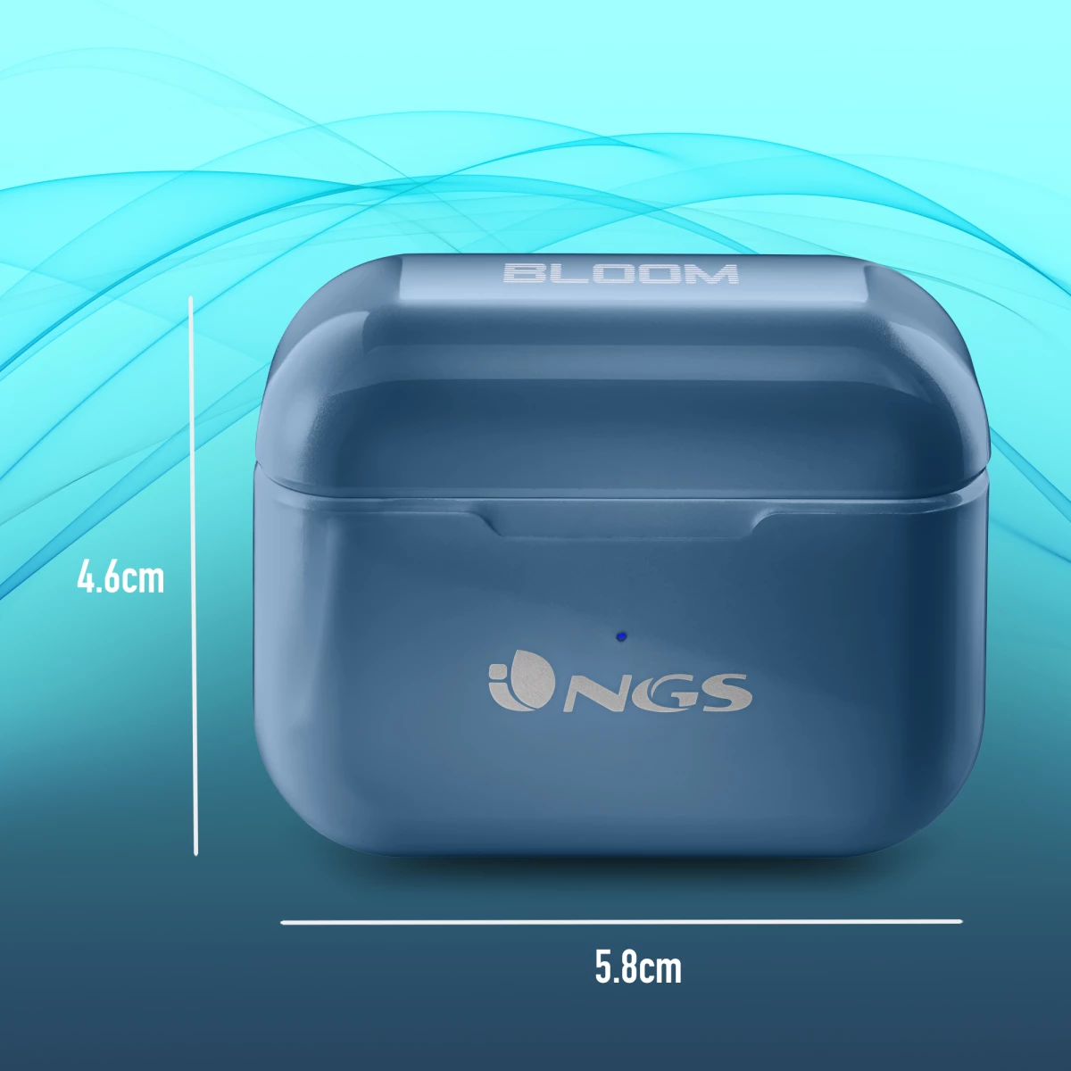 Galery – NGS ARTICA BLOOM Auscultadores Sem fios Intra-auditivo Chamadas/Música USB Type-C Bluetooth Azul0