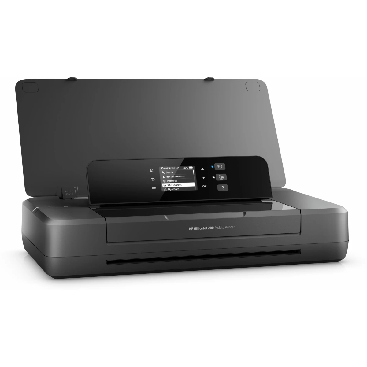 Galery – HP Officejet Impressora portátil 200, Cor, Impressora para Pequeno escritório, Impressão, Impressão via USB frontal0