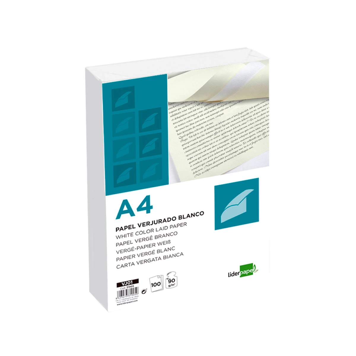 Galery – Papel verge liderpapel din a4 90 gr branco embalagem de 100 folhas0