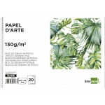 Galery – Bloco de desenho liderpapel verona espiral 20 folhas branco 460x325mm0