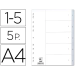 Thumbnail-Separador q-connect numericos din a4 com 5 separadores de cores