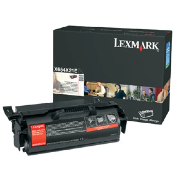 Thumbnail-Lexmark X654, X656, X658 Extra High Yield Print Cartridge toner Original Preto