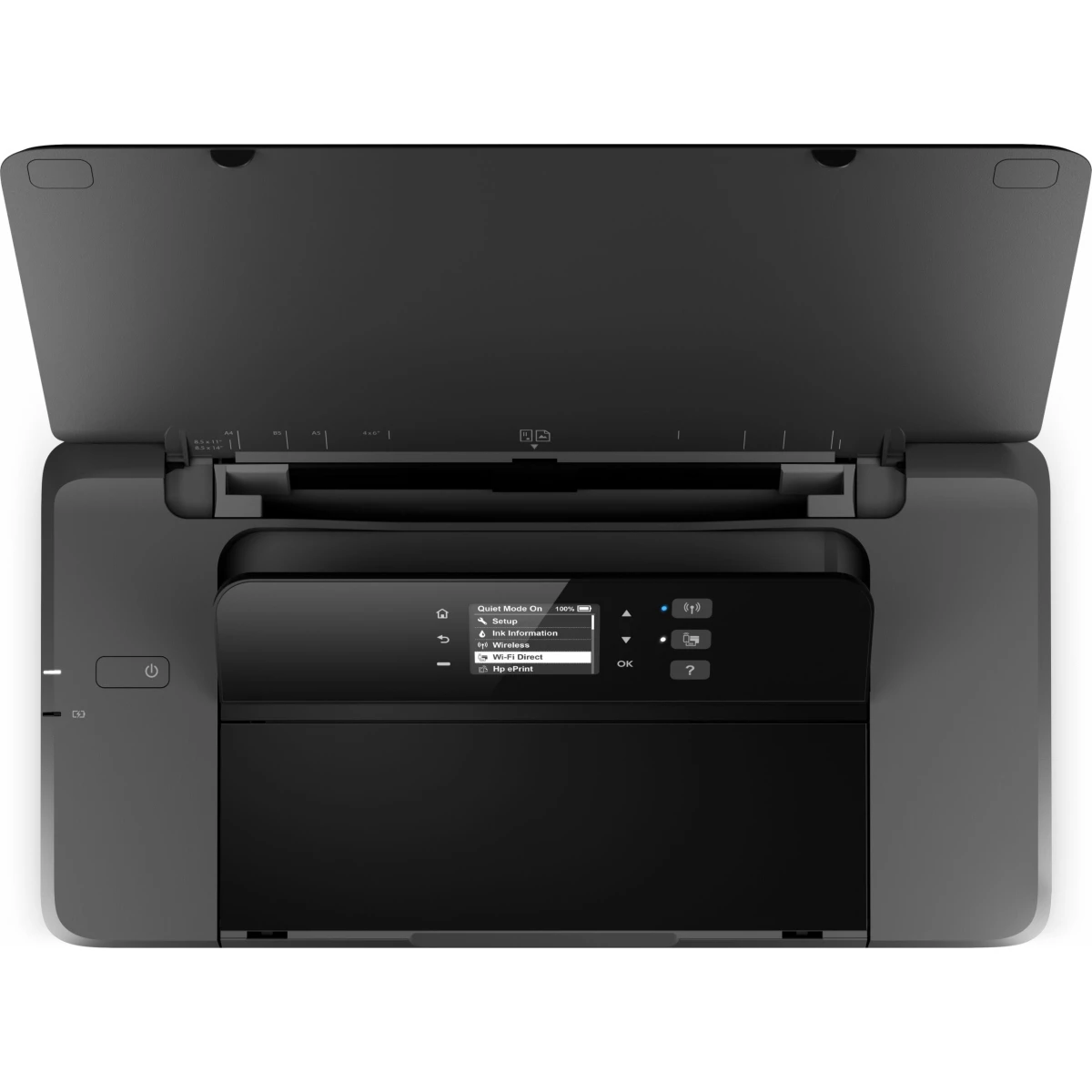 Galery – HP Officejet Impressora portátil 200, Cor, Impressora para Pequeno escritório, Impressão, Impressão via USB frontal0