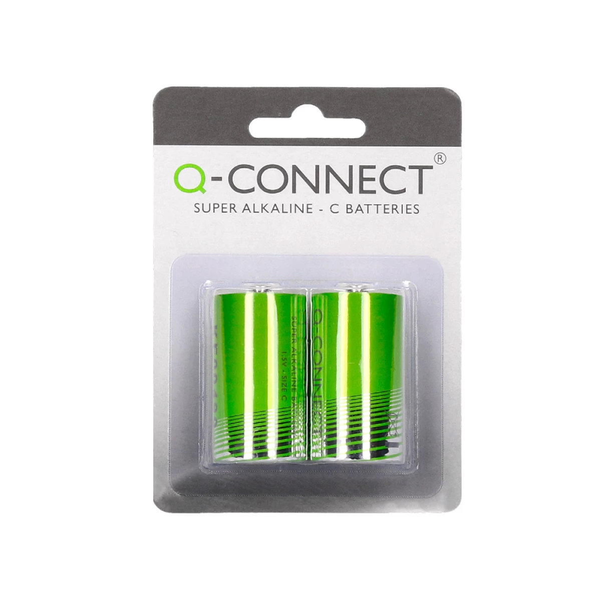 Galery – Pilha q-connect alcalina c blister com 2 unidades0