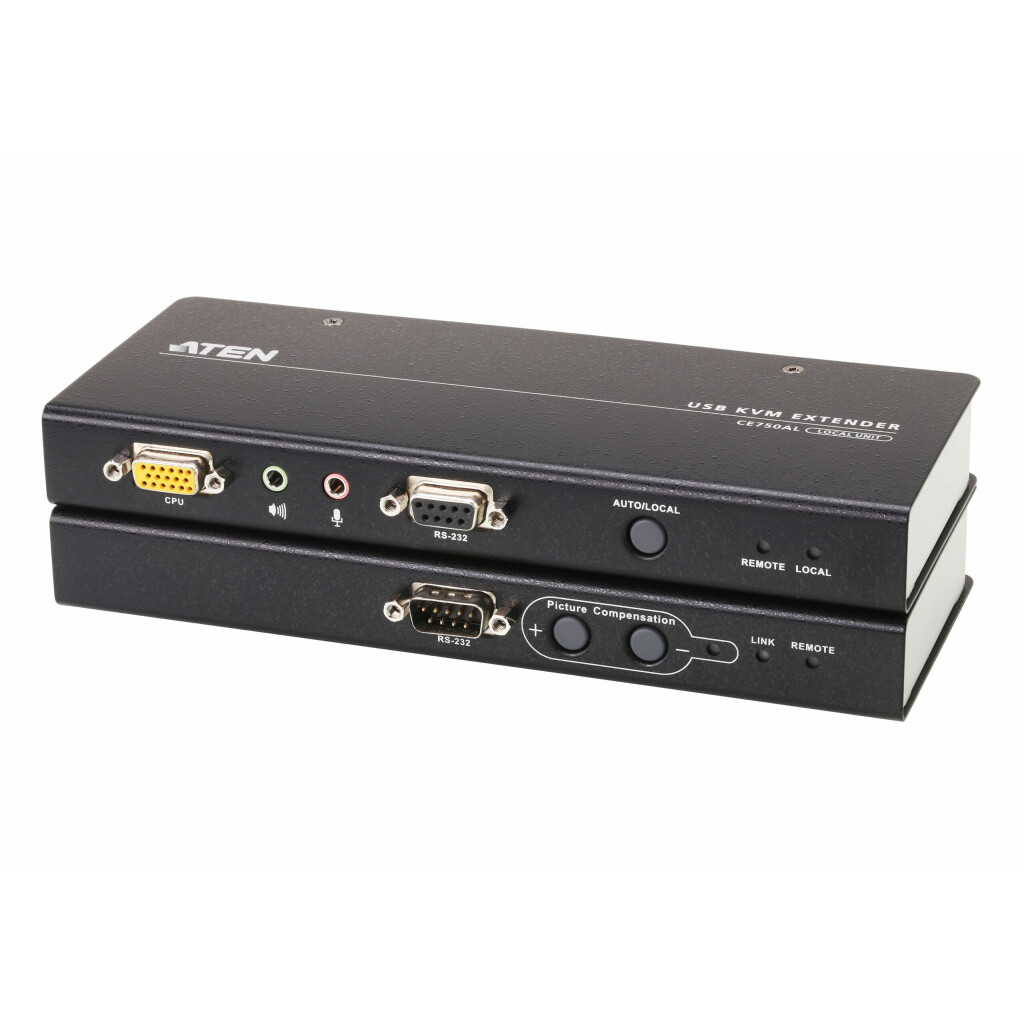 Thumbnail-ATEN CE750A extensor KVM Transmissor e recetor