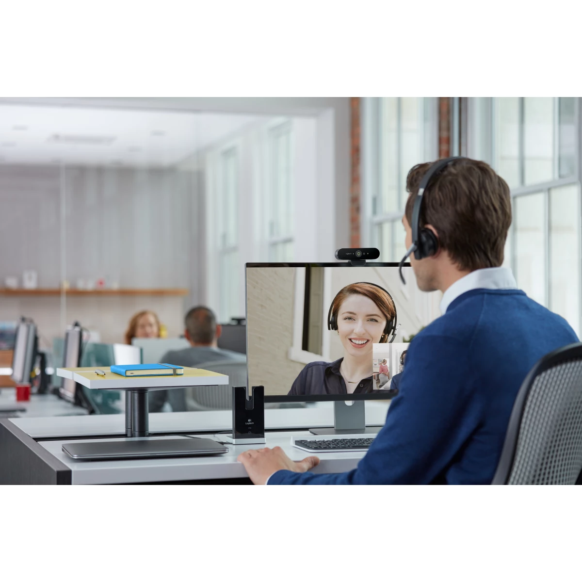 Galery – Logitech Brio webcam 13 MP 4096 x 2160 pixels USB 3.2 Gen 1 (3.1 Gen 1) Preto0