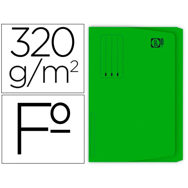 Thumbnail-Classificador gio em cartolina folio pocket verde com bolsa e aba 250gr – 25 unidades