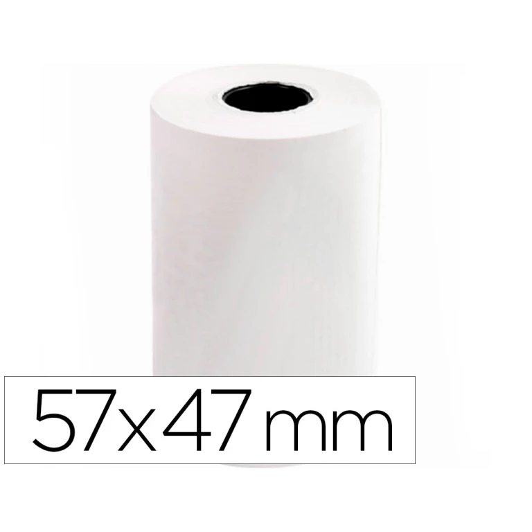 Thumbnail-Rolo termico para impressora 57x47x11 mm 58 gr – 10 unidades