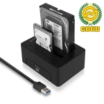 Galery – Ewent EW7014 Docking Station para Discos Rígidos USB 3.2 Gen 1 (3.1 Gen 1) Type-A Preto0