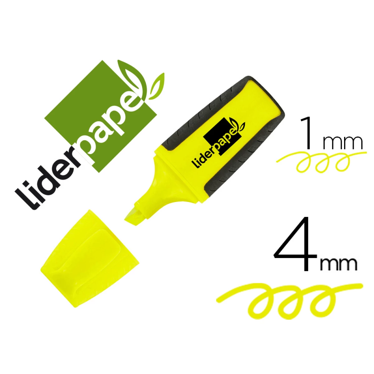 Thumbnail-Marcador fluorescente liderpapel amarelo