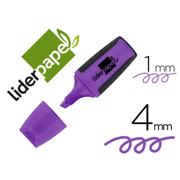 Thumbnail-Marcador fluorescente liderpapel violeta