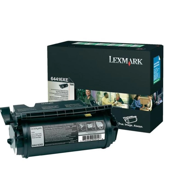 Thumbnail-Lexmark T64x Extra High Yield Return Programme Cartridge toner Original Preto