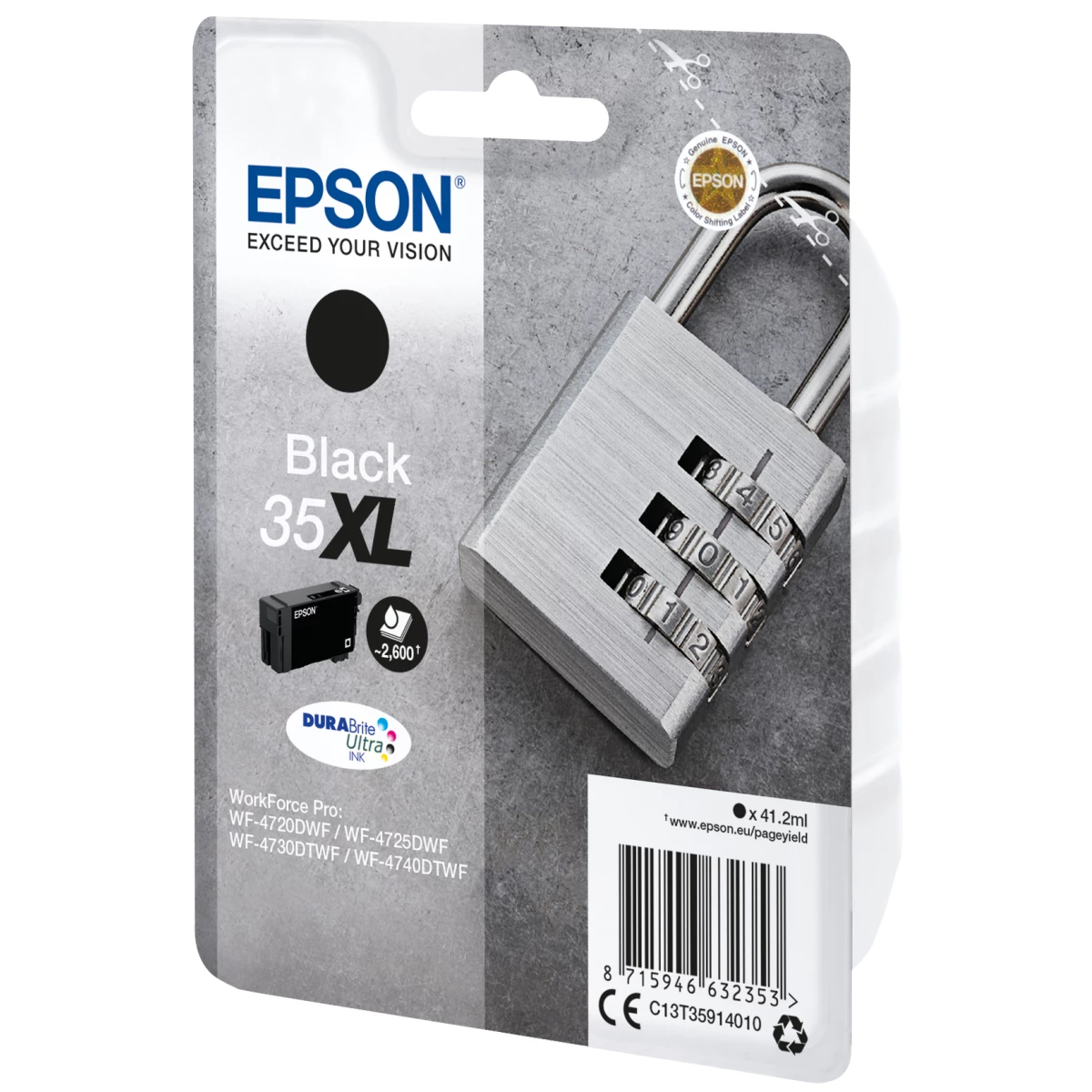 Galery – Epson Padlock C13T35914010 tinteiro 1 unidade(s) Original Rendimento alto (XL) Preto0