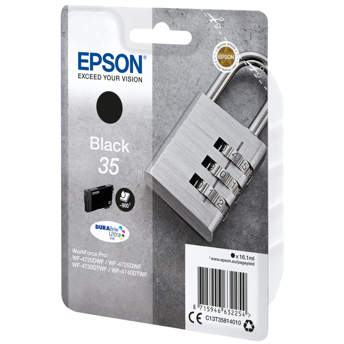 Galery – Epson Padlock C13T35814010 tinteiro 1 unidade(s) Original Rendimento padrão Preto0