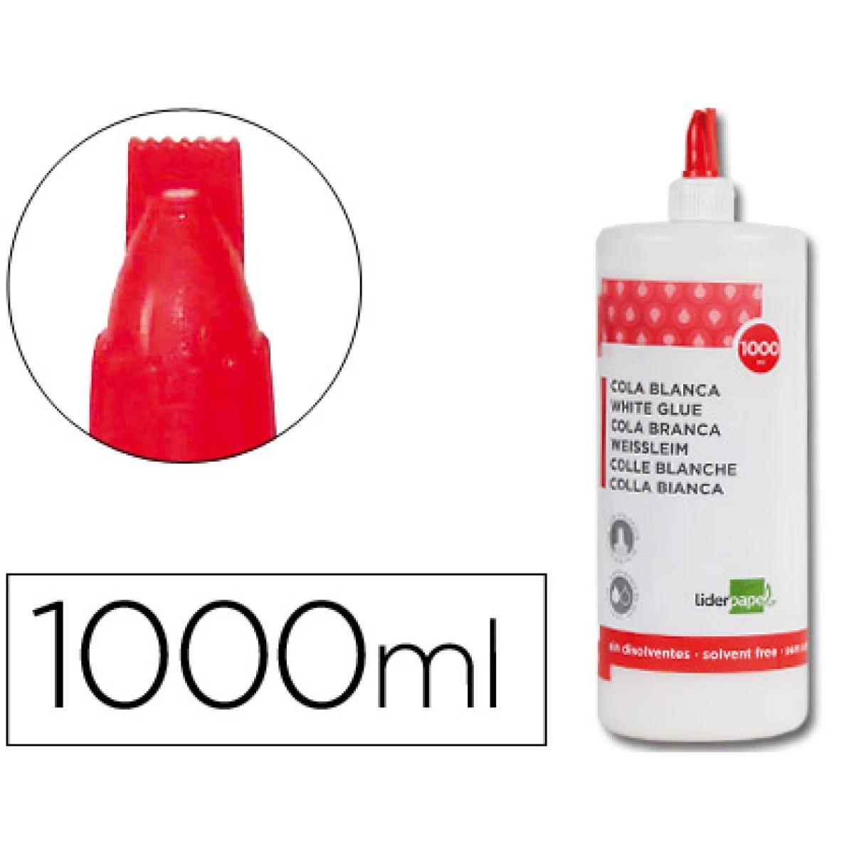 Thumbnail-Cola branca escolar liderpapel 1000 ml