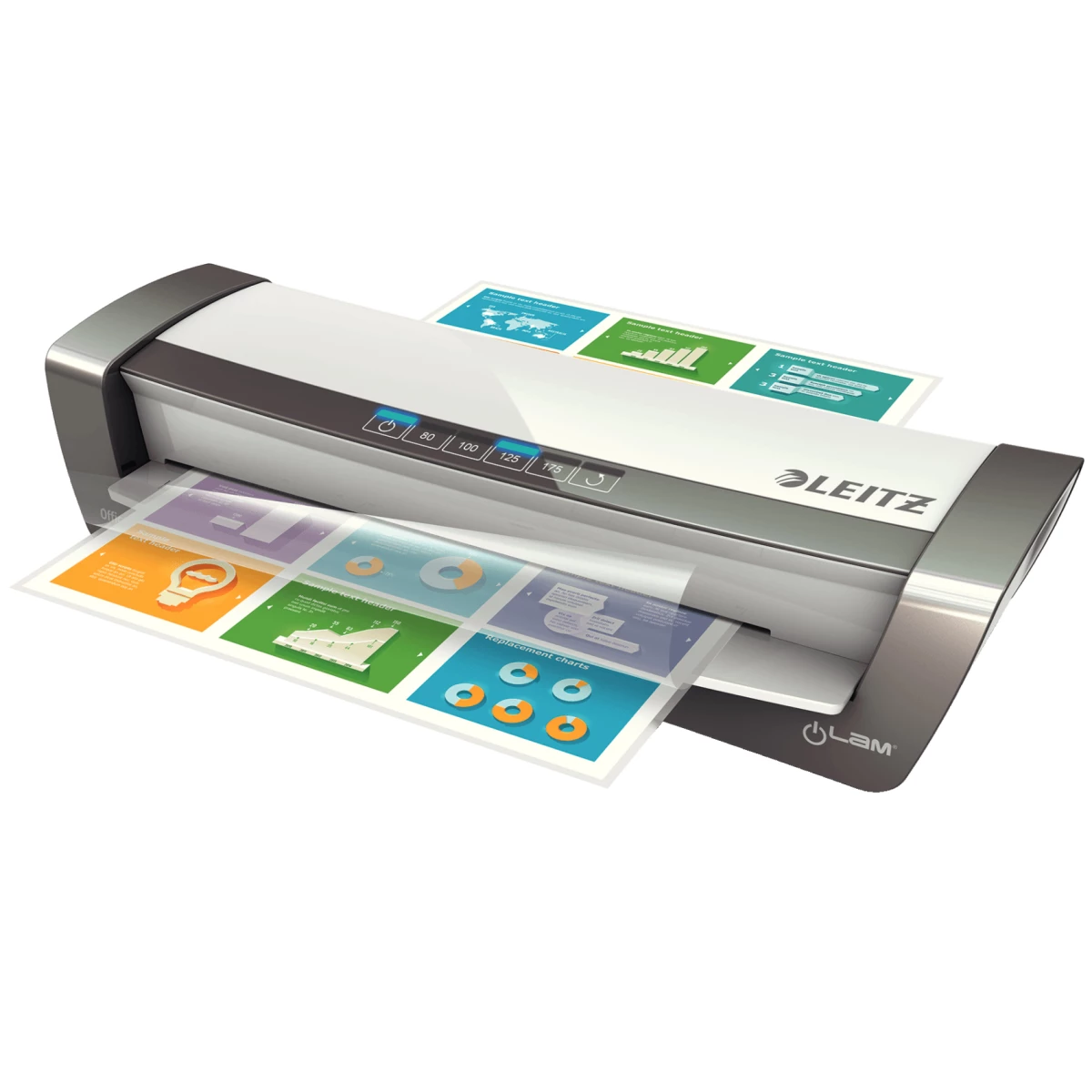 Galery – Leitz iLAM Office Pro A3 Laminadora a quente 500 mm/min Cinzento, Prateado0