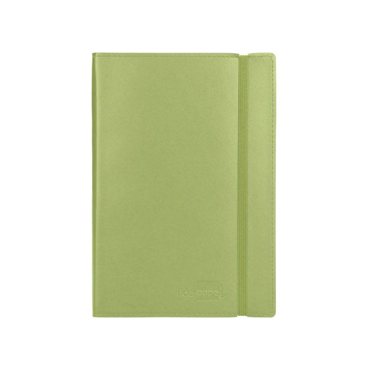 Galery – Livro apontamentos liderpapel pautado din a6 verde0