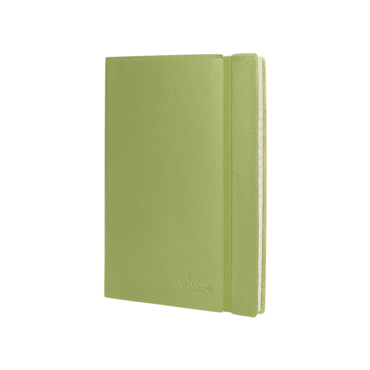 Galery – Livro apontamentos liderpapel pautado din a6 verde0