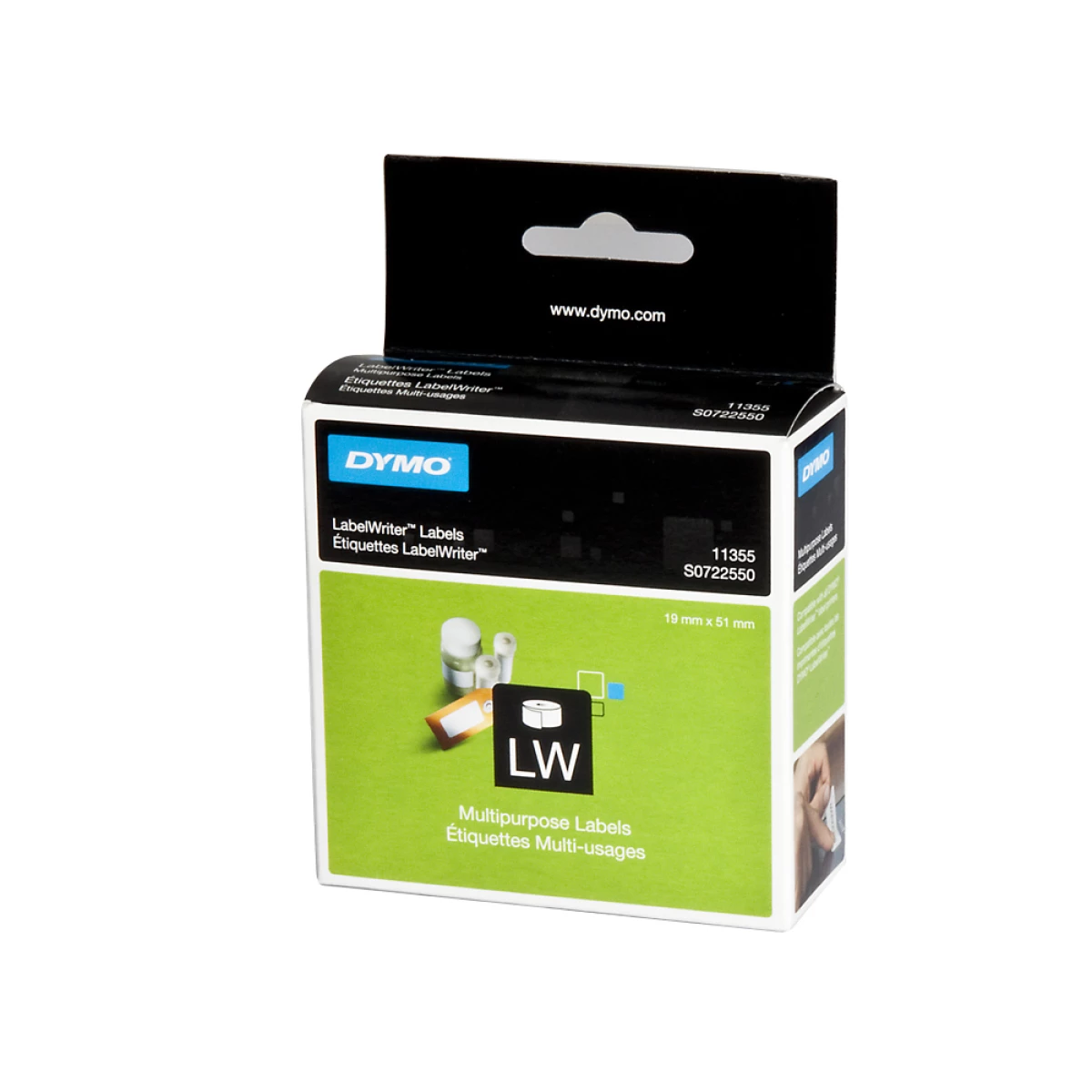 Galery – Etiquetas adesivas dymo para impressora labelwriter 400 – 19×51 mm multifuncoes 500 etiquetas0