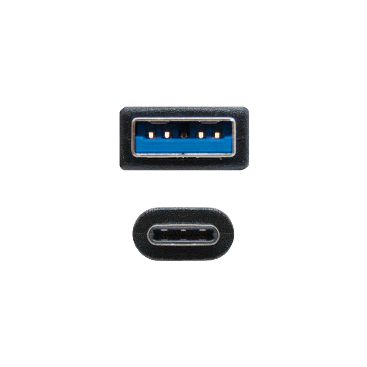 Galery – Nanocable USB 3.1, 1m cabo USB USB 3.2 Gen 2 (3.1 Gen 2) USB C USB A Preto0