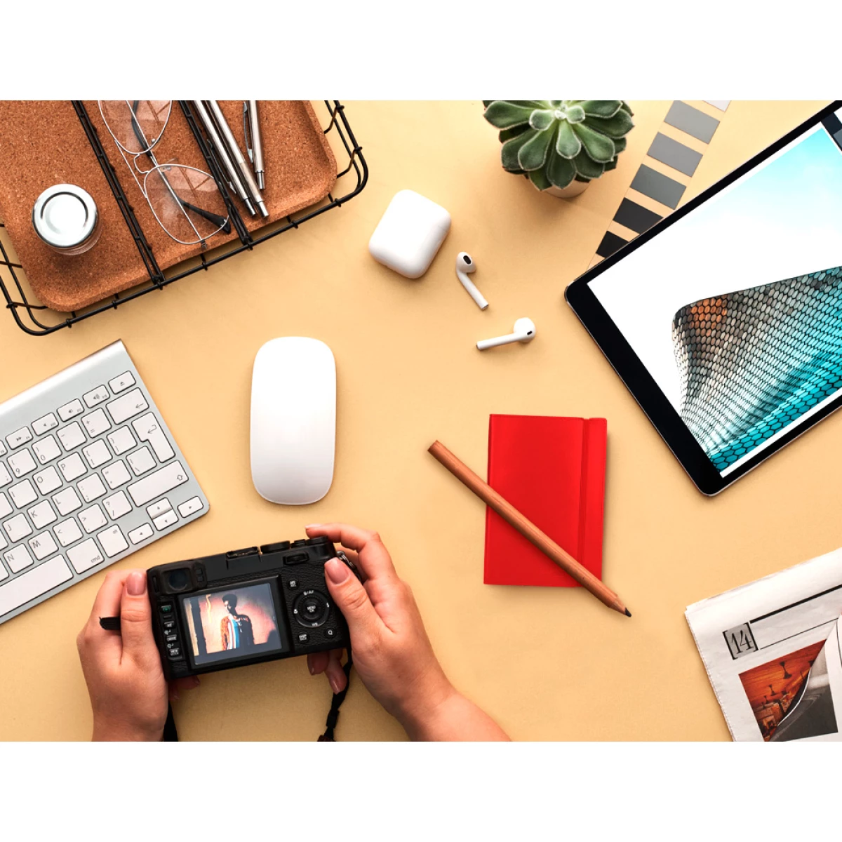 Galery – Livro apontamentos liderpapel com indice din a7 vermelho0