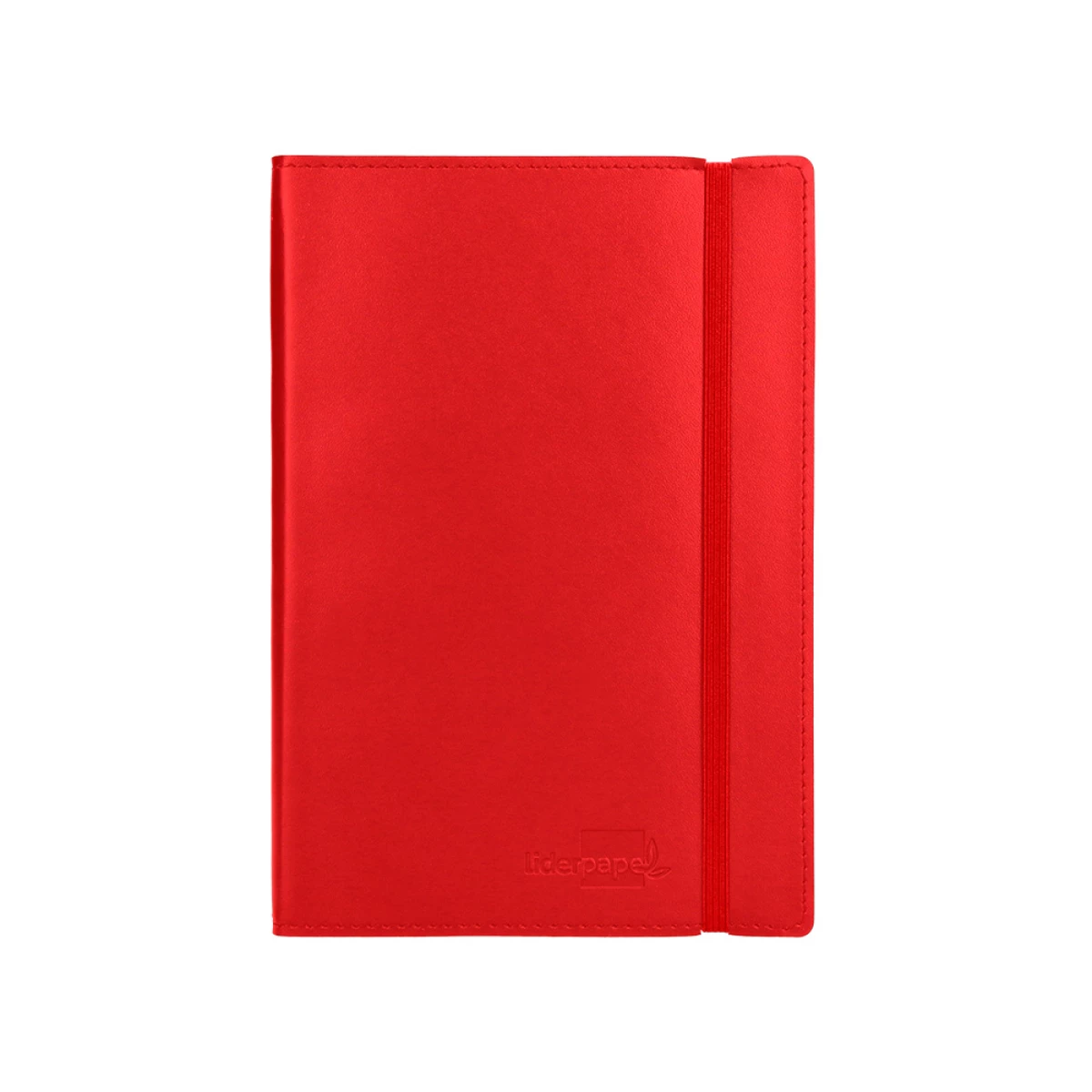 Galery – Livro apontamentos liderpapel com indice din a7 vermelho0