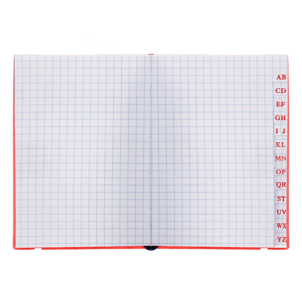 Galery – Livro apontamentos liderpapel com indice din a7 vermelho0