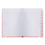 Galery – Livro apontamentos liderpapel com indice din a7 vermelho0