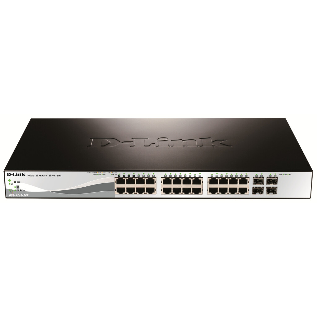 Thumbnail-D-Link DGS-1210-28P Gerido L2 Gigabit Ethernet (10/100/1000) Power over Ethernet (PoE) 1U