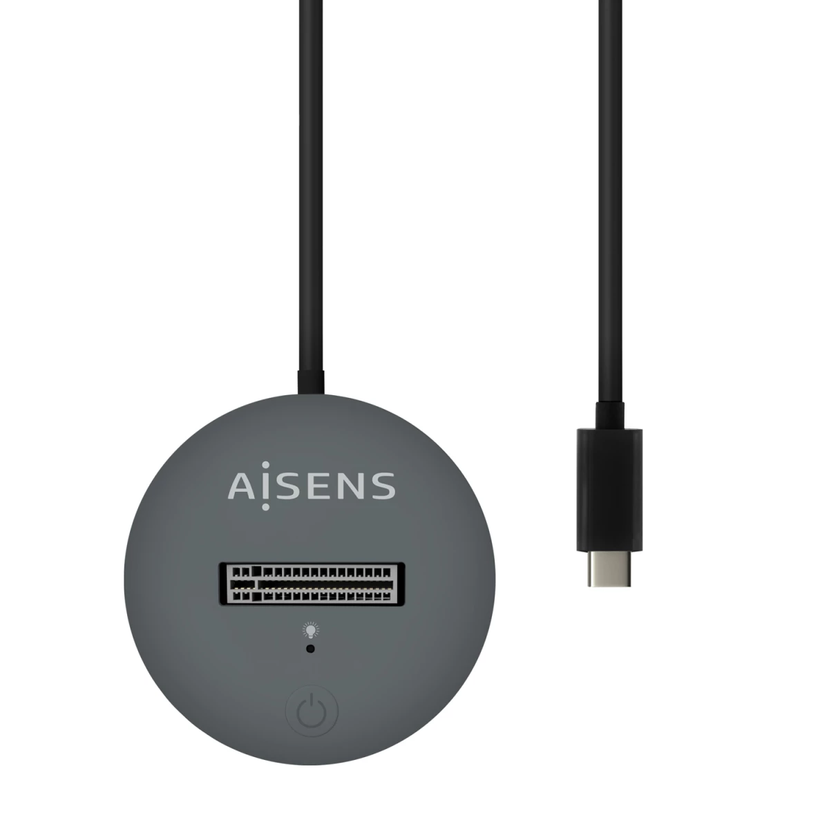 Galery – AISENS ASUC-M2D014-GR Caixa para Discos Rígidos Compartimento SSD Cinzento M.20