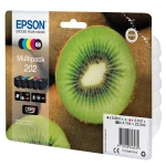 Galery – Epson Kiwi 202 tinteiro 1 unidade(s) Original Rendimento padrão Preto, Foto preto, Ciano, Magenta, Amarelo0