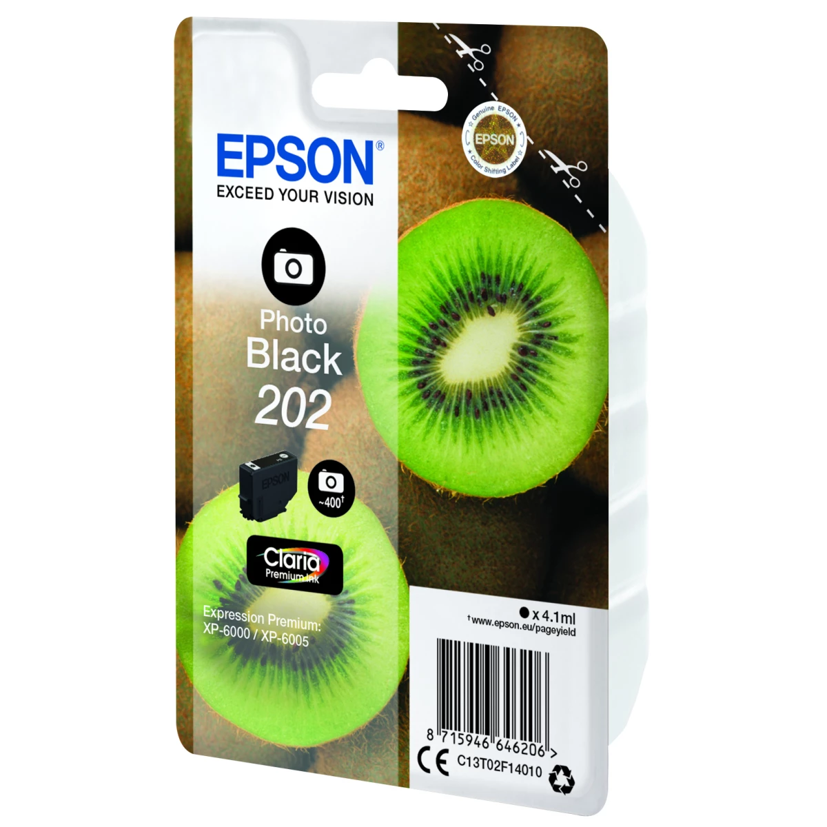 Galery – Epson Kiwi 202 tinteiro 1 unidade(s) Original Rendimento padrão Foto preto0