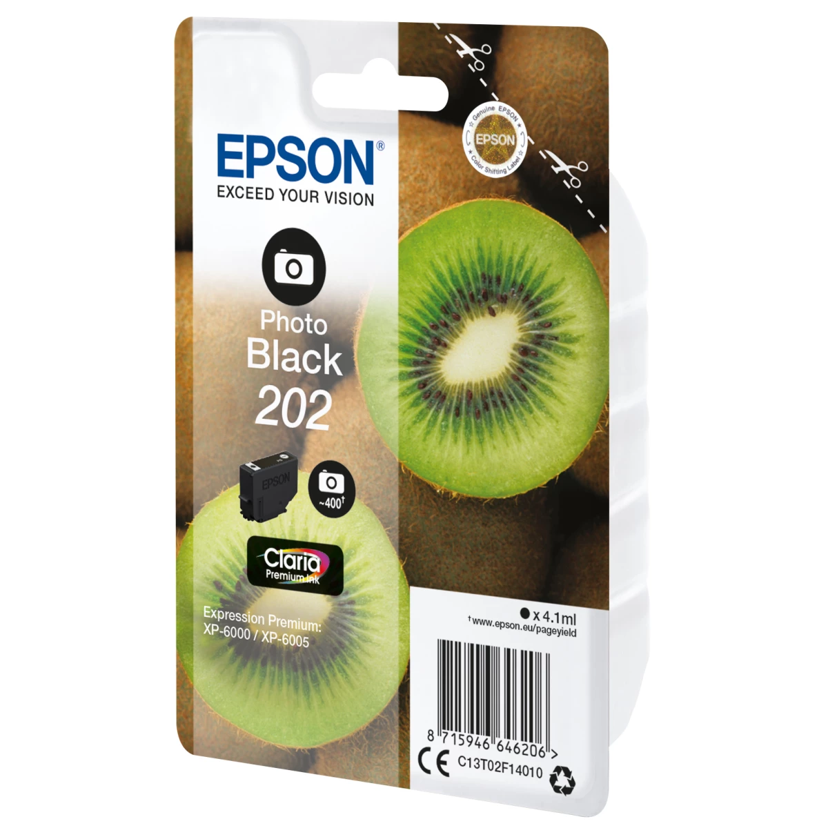 Galery – Epson Kiwi 202 tinteiro 1 unidade(s) Original Rendimento padrão Foto preto0