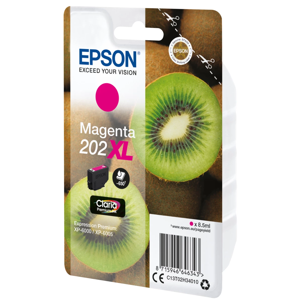 Galery – Epson Kiwi 202XL tinteiro 1 unidade(s) Original Rendimento alto (XL) Magenta0