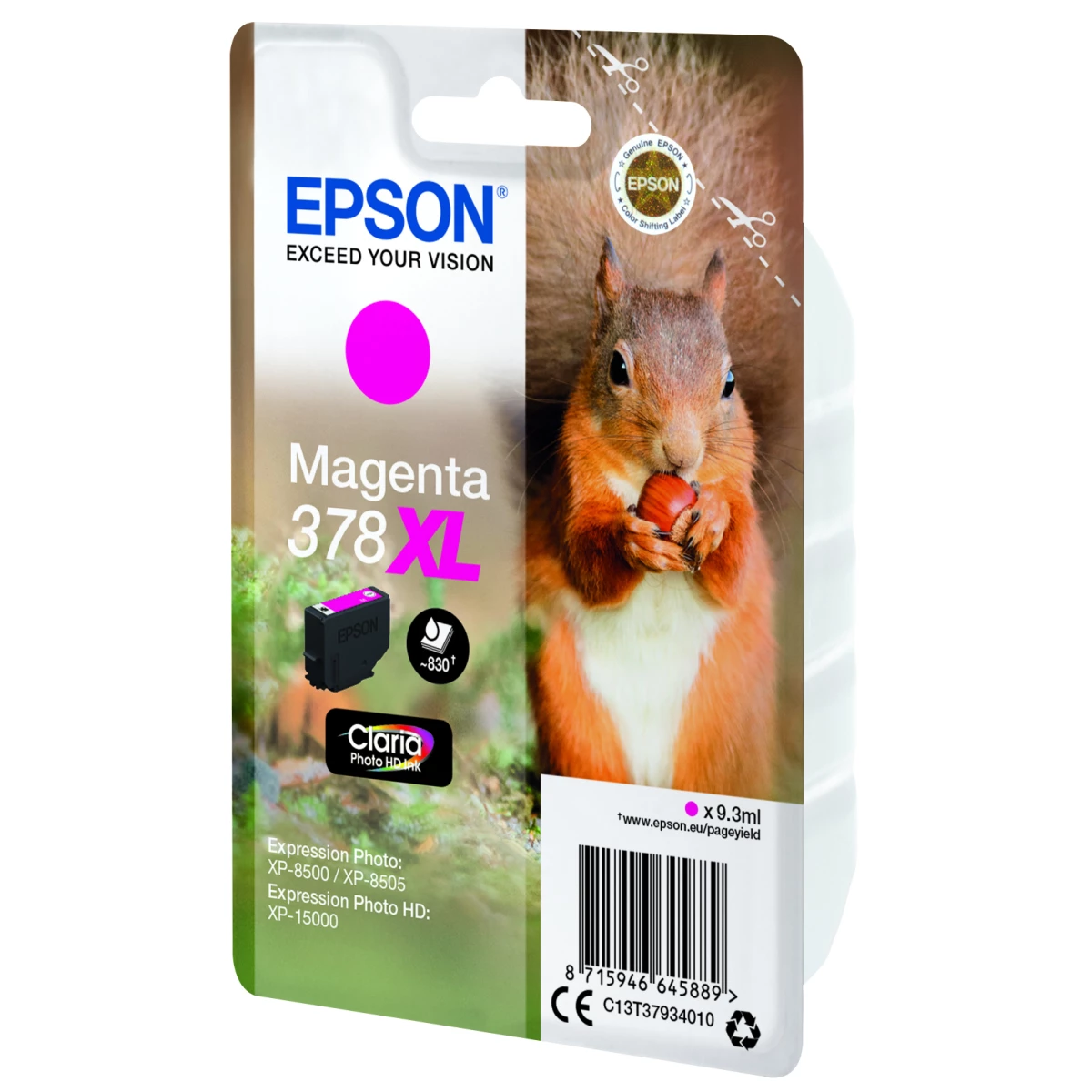 Galery – Epson Squirrel C13T37934010 tinteiro 1 unidade(s) Original Rendimento alto (XL) Magenta0