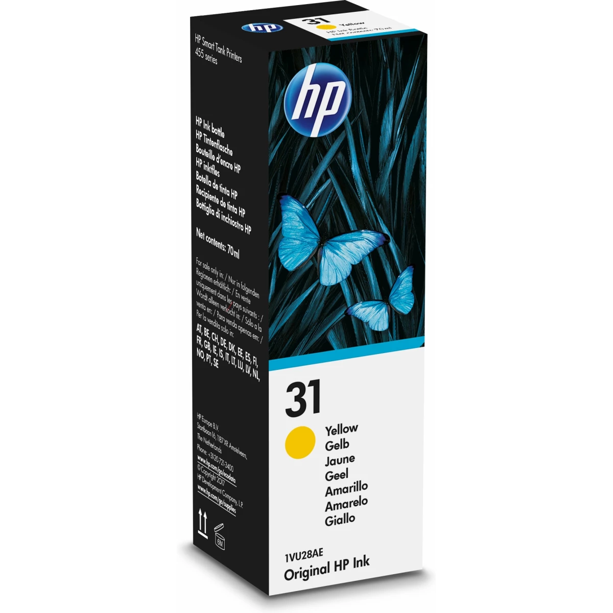 Thumbnail-HP 31 70-ml Yellow Original Ink Bottle