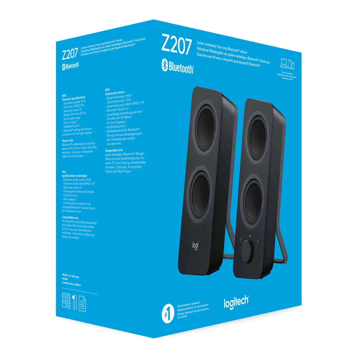 Galery – Logitech Z207 altifalante Preto Com fios e sem fios 5 W0