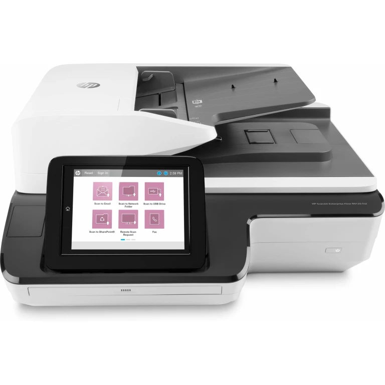 Thumbnail-HP Scanjet Enterprise Flow N9120 fn2 Scanner de mesa e ADF 600 x 600 DPI A3 Preto, Branco