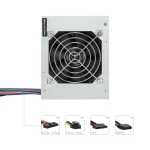 Galery – TooQ Fonte Ecopower II fonte de alimentação 500 W 20+4 pin ATX SFX Prateado0